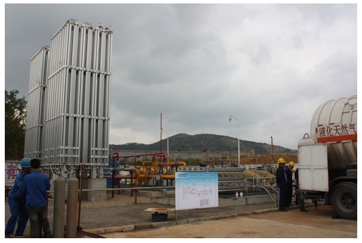 我市首座LNG釋放站建成，燃?xì)獗９┠芰⒂兴嵘?>                            <div   id="siphjnso"   class="con">
                                <span id="siphjnso"    class="title">我市首座LNG釋放站建成，燃?xì)獗９┠芰⒂兴嵘?/span>
                                <p class="des">
	10月30日，我市首座液化天然氣（LNG）釋放站在北部新城高中壓站內(nèi)建成并投入運(yùn)行，現(xiàn)每天的正常補(bǔ)充量達(dá)到3萬(wàn)方。該站設(shè)計(jì)氣化能力3000方/小時(shí)，如連續(xù)氣化可以增加供應(yīng)量8萬(wàn)方/日，將提升我市燃?xì)獗９┠芰Α?


	&nbsp;


	我市由于處于川氣東送供氣范圍，受上游供氣不足等因素影響，氣源一直較為緊張。隨著天然氣市場(chǎng)的快速發(fā)展，客戶量不斷增加，特別是工業(yè)客戶的增加和增產(chǎn)，用...</p>
                            </div>
                            <div   id="siphjnso"   class="time">
                                <span id="siphjnso"    class="day">27</span>
                                <span id="siphjnso"    class="year-month">2013-11</span>
                            </div>
                        </a>
                    </li>
                                        <li>
                        <a href="show.php?Id=105" target="_blank">
                            <img src=